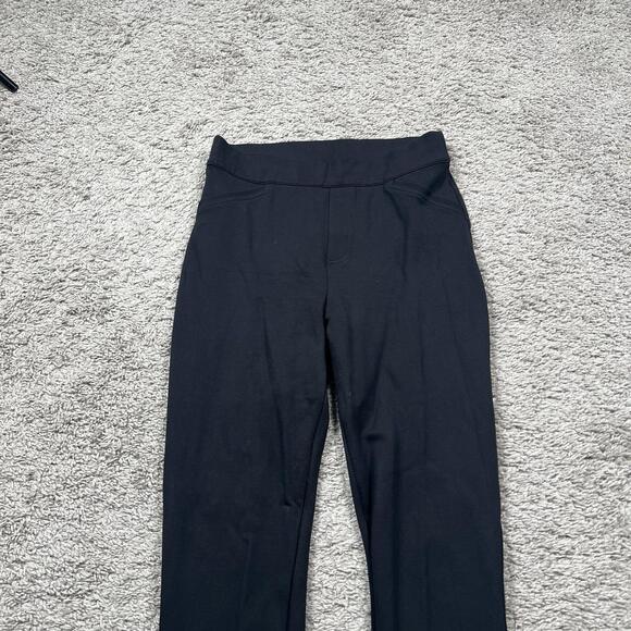 Spanx 20251T The Perfect Black Pant - Back Seam Skinny Pants Black Medium Tall - Picture 3 of 12